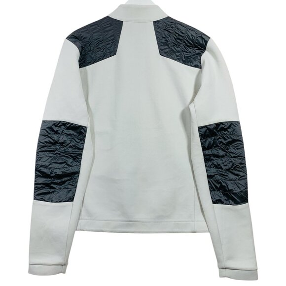 Peak Performance White and Gray Zip Up Sweater - Picture 11 of 16